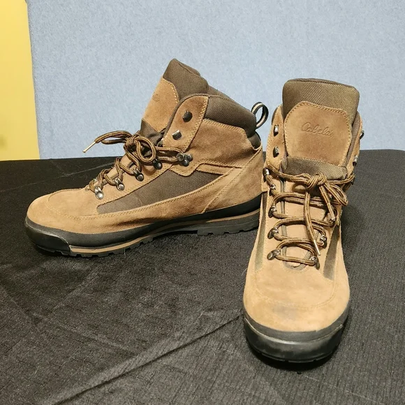 Cabelas Dry-Plus Steel Toe Brown Hiker Boots Men’s Size 10EE Cabela main image 2